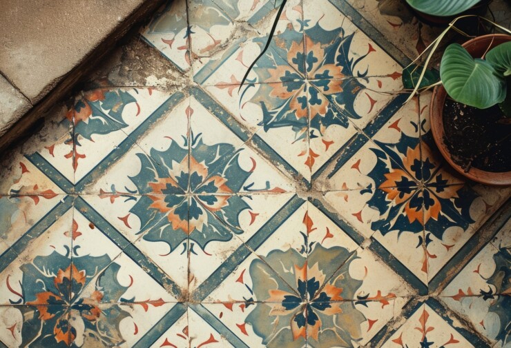 Raviver des carreaux de ciment anciens